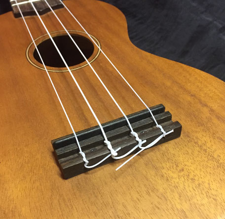 Ukulele with new strings